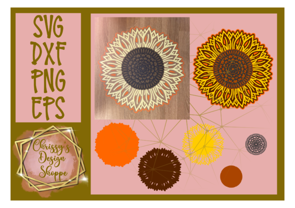 3D 5 Layer Sunflower: A Versatile Design for Digital Crafting