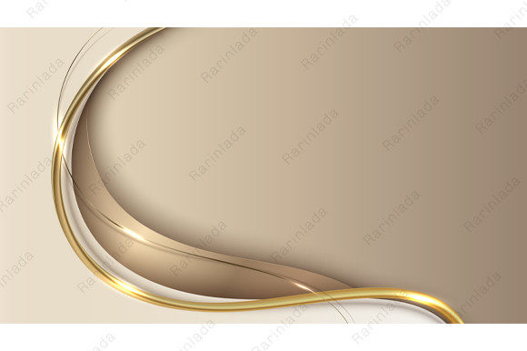 3D Luxury Golden Wave Gold Background for Elegant Design Workflows