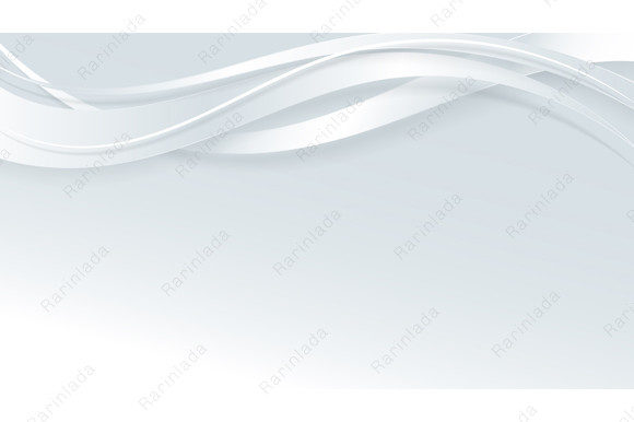 Abstract 3D White Gray Ribbon Wave Lines: A Versatile Design Solution