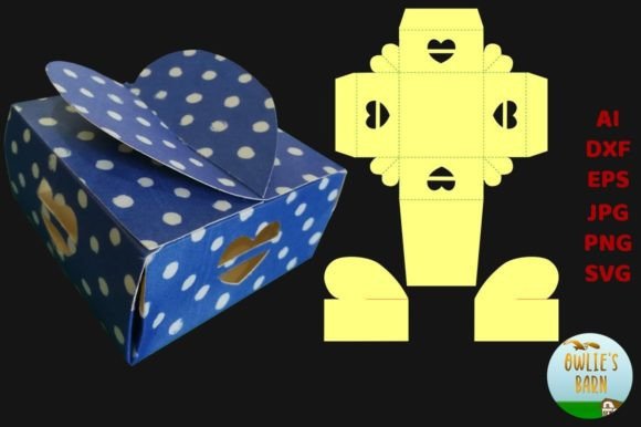 Box with Heart Closure: A Unique Digital Design for Creative Projects