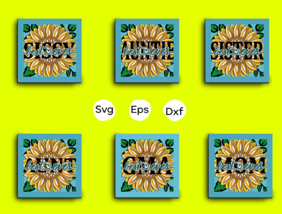 Bundle Sunflower Papercut Light Box