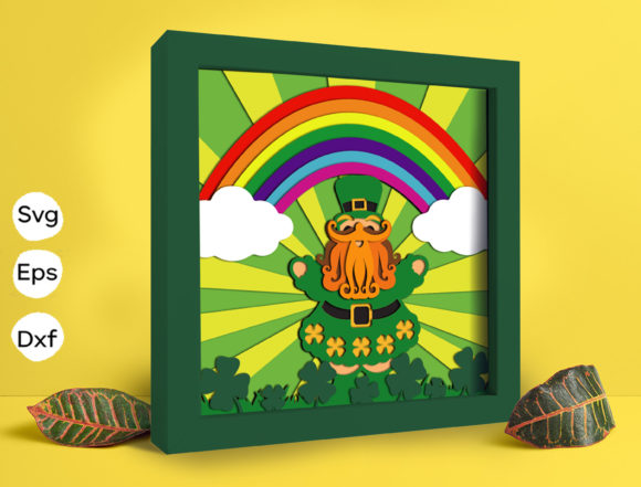 Discover the Magic of the Lucky Leprechaun Papercut Light Box