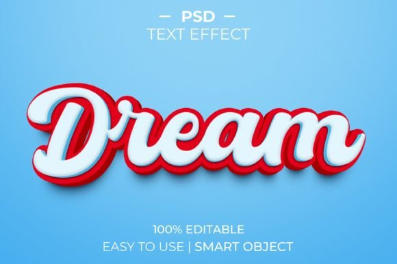 Dream 3d Text Effect Style: A Versatile Tool for Digital Designers