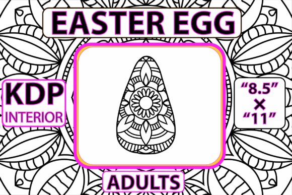 Easter Coloring Book for Adults - 16