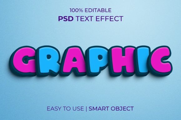 Graphic Colorful 3D Text Effect Style: A Powerful Tool for Designers