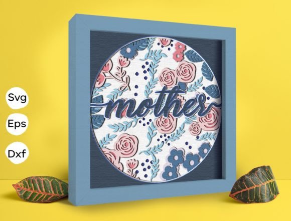Rose Mother Papercut Light Box