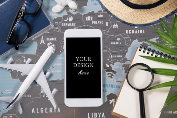 Smartphone Mockup Travel Concept 2: A Practical Tool for Digital Designers