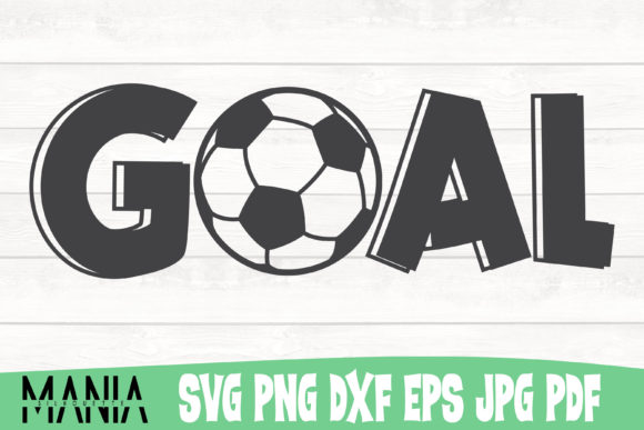 Soccer Goal Svg Cut File Design
