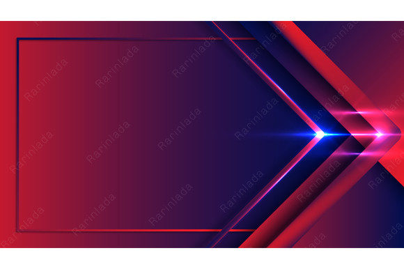 Technology Template 3D Arrow Stripes