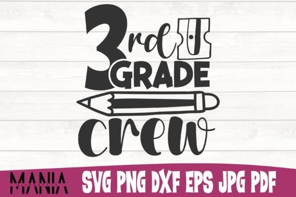Third Grade Crew Svg Cut File Design: A Creative Powerhouse for Modern Makers